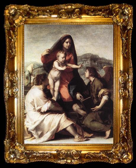 framed  Andrea del Sarto Madonna della Scala, ta009-2